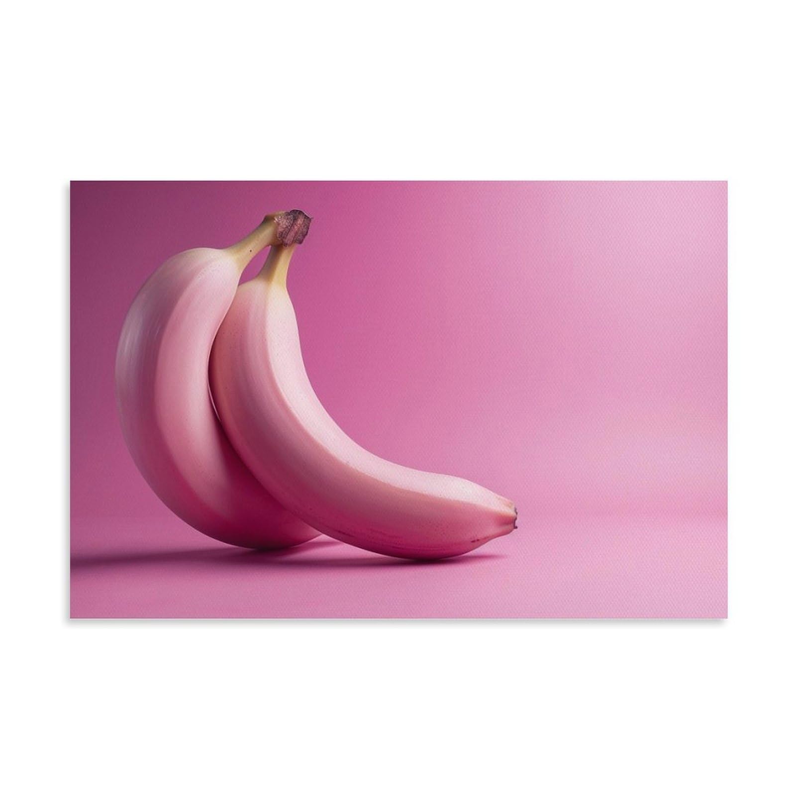 Amazon.com: Pink Banana Canvas Painting Wall Art Food Table Poster